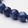 Natural Lapis Lazuli Round Beaded Stretch Bracelets BJEW-F202-04-2