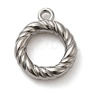 304 Stainless Steel Pendants STAS-M070-11P-1