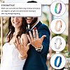 Unicraftale 16Pcs 4 Colors 201 Stainless Steel Plain Band Ring for Women RJEW-UN0002-42-5