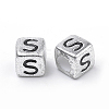 Plated Acrylic Beads X1-PB43C9308-S-2