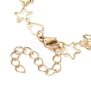 Handmade Butterfly Starfish Heart Brass Link Chain Bracelet Making AJEW-JB01150-19-3
