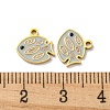 304 Stainless Steel Enamel Charms STAS-L022-166G-3