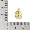 Rack Plating Brass Micro Pave Cubic Zirconia Charms KK-C052-32G-3