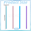 4Pcs 4 Colors Silicone Stirring Rods EPOX-DR0001-01A-2