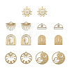  Jewelry 14Pcs 7 Style Brass Charms KK-PJ0001-26-11