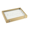 4 Rows Imitation Leather Jewelry Earring Display Boxs CON-G023-05-1