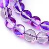 Synthetic Moonstone Beads Strands G-R375-12mm-B-2