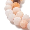 Natural Pink Aventurine Beads Strands G-J400-E06-02-4