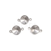304 Stainless Steel Connector Charms STAS-B108-02P-01-1