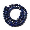 Natural Lapis Lazuli Beads Strands G-Z119-A39-01-4