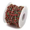 Ion Plating(IP) 304 Stainless Steel Enamel Cherry Link Chains CHS-Z003-01G-02-3