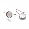 Non-Tarnish 304 Stainless Steel Earring Hooks STAS-F227-22B-P-2