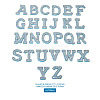 Alphabet Resin Rhinestone Patches DIY-TAC0005-45F-8