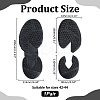 Shoe Repair Synthetic Rubber Shoe Sole Replacement DIY-WH0899-726A-2