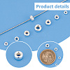   35Pcs 4 Style 925 Sterling Silver Spacer Beads STER-PH0001-71-4