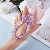 150 Pieces Random Rose Acrylic Beads Bear Pastel Spacer Beads Butterfly Loose Beads for Jewelry Keychain Phone Lanyard Making JX543J-6