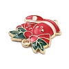 Christmas Theme Alloy Enamel Pendants ENAM-D060-04C-2