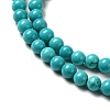 Natural Howlite Beads Strands G-C025-15B-4