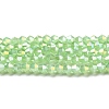 Imitation Jade Electroplate Glass Beads Strands EGLA-A039-J2mm-B01-1