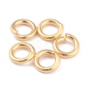 Rack Plating Brass Jump Rings KK-O139-18N-G-1