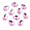 Acrylic Rhinestone Flat Back Cabochons GACR-Q010-10x14-04-1