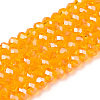 Electroplate Glass Beads Strands EGLA-A034-T2mm-A24-1