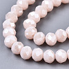 Electroplate Glass Beads Strands EGLA-A034-P2mm-A08-2