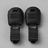 Plastic Zipper Pull Cord Lock Cord Ends KY-WH0046-88C-03-1