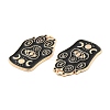 Alloy Enamel Pendants FIND-C037-03A-G-2