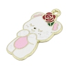 Valentine's Day Alloy Enamel Pendants PALLOY-V001-01B-2