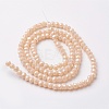 Electroplate Glass Beads Strands EGLA-F124-FR-A02-2
