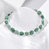 Natural Green Aventurine Beaded Bracelets for Women G-P563-07P-23-1