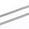 Tarnish Resistant 304 Stainless Steel Round Snake Chains CHS-L001-163-2mm-1