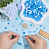 1200Pcs 10 Styles Opaque Plastic and  Opaque Acrylic Beads KY-PA0001-15B-3