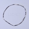 Natural Rutilated Quartz Beaded Necklaces NJEW-K114-B-A05-1