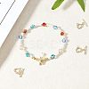 Brass Micro Pave Clear Cubic Zirconia Toggle Clasps KK-NB0002-37G-NF-5