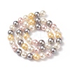 Shell Pearl Bead Strands BSHE-L017-17-6