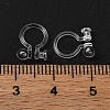 Silicone Clip-on Earring Findings FIND-K019-01B-3