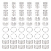 120Pcs 4 Styles Iron Dreadlocks Beads Hair Decoration FIND-TA0005-09S-1