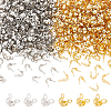 300Pcs 6 Style Brass Bead Tips KK-BC0010-01-1
