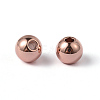 Round Ion Plating(IP) 202 Stainless Steel Beads STAS-O091-A-04RG-1