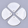 Natural Freshwater Shell Pendants X-SHEL-R047-19-1