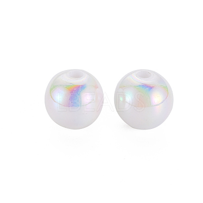 Opaque Acrylic Beads MACR-S370-D10mm-01-1