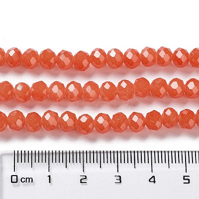 Baking Paint Imitation Jade Glass Bead Strands LS-DGLA-A034-J6MM-A12-1