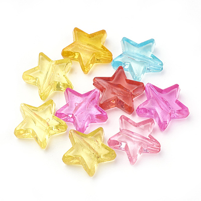 Transparent Acrylic Beads MACR-S296-27-1