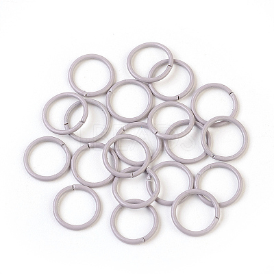 Spray Painted Iron Open Jump Rings LS-IFIN-F149-B09-1