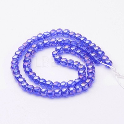 Glass Bead Strands GR6mm-23Y-AB-1