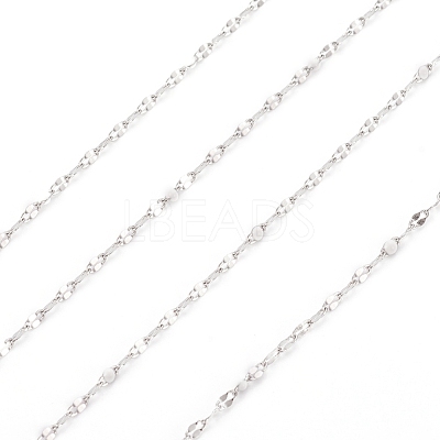 Handmade 304 Stainless Steel Dapped Chains CHS-D026-16I-P-1