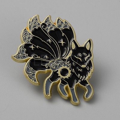 Animal Enamel Pins JEWB-WH0039-03A-G-1