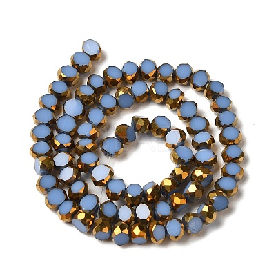 Electroplate Glass Beads Strands EGLA-P061-01A-08-1